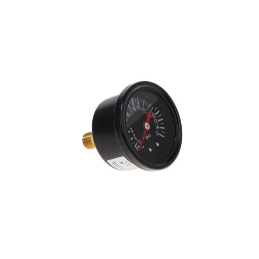 0-15 PSI Liquid-Filled Fuel Pressure Gauge - Black