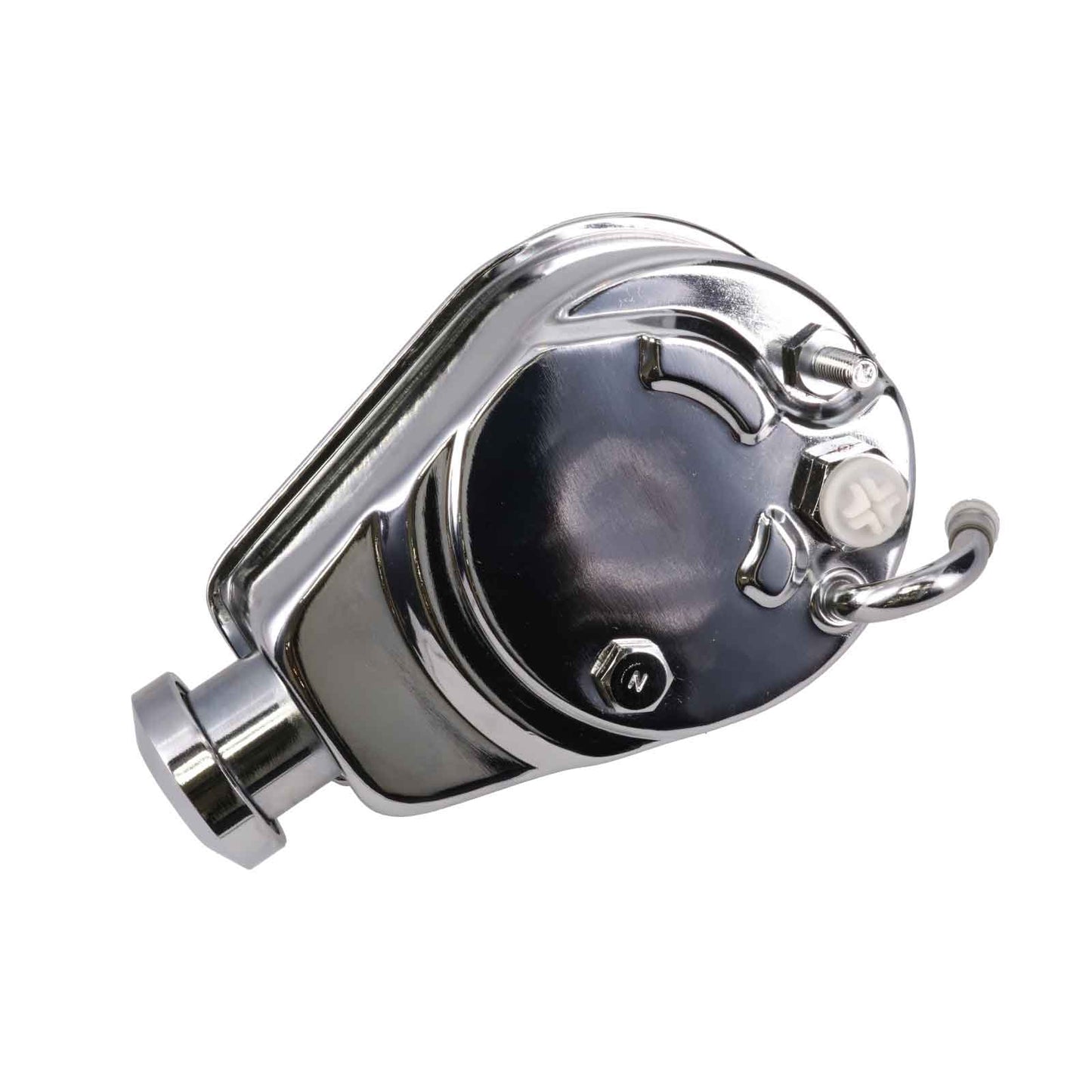 GM Saginaw P Series Power Steering Pump - Chrome