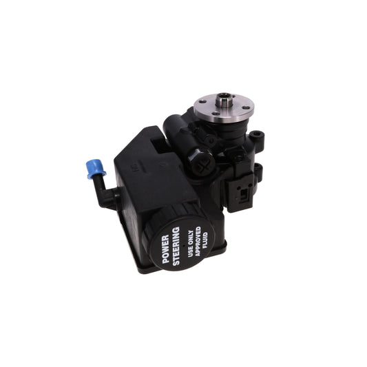 GM Type II Power Steering Pump with Integral Reservoir and Pulley Hub - Black