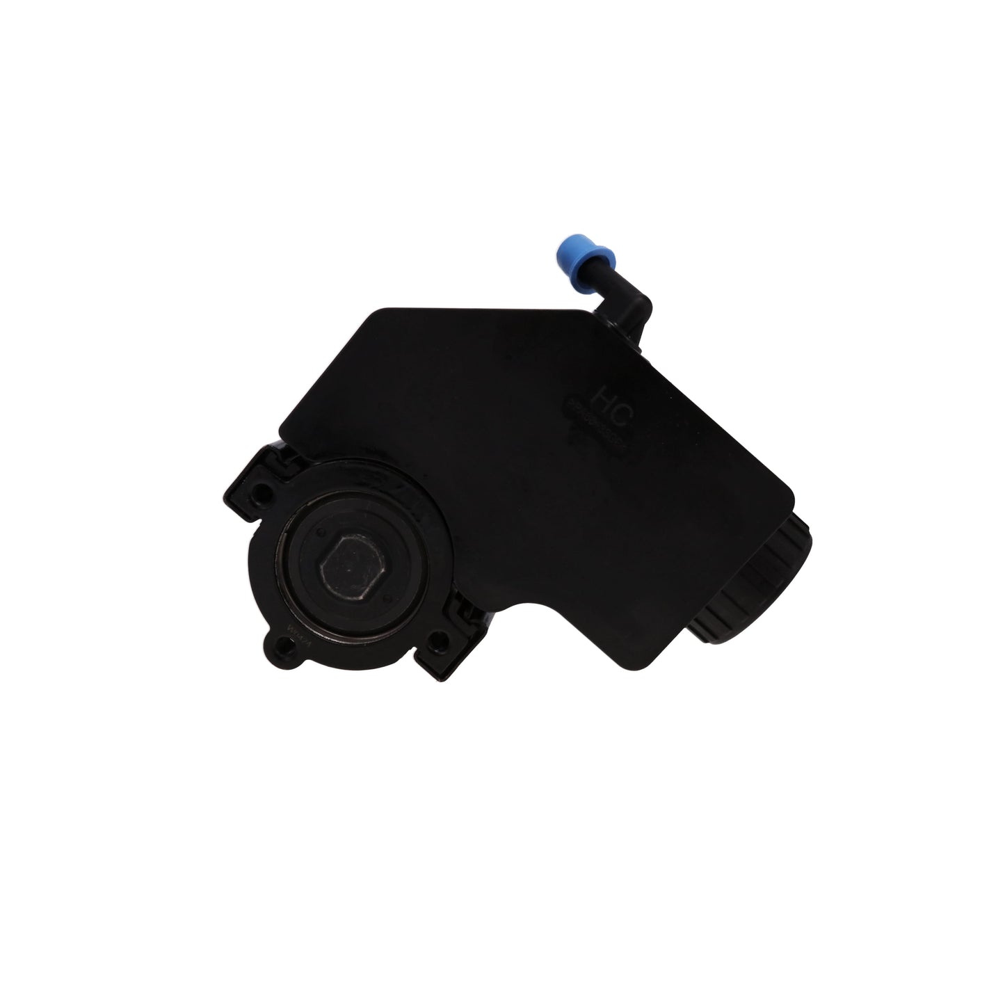 GM Type II Power Steering Pump with Integral Reservoir and Pulley Hub - Black
