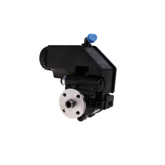 GM Type II Power Steering Pump with Integral Reservoir and Pulley Hub - Black