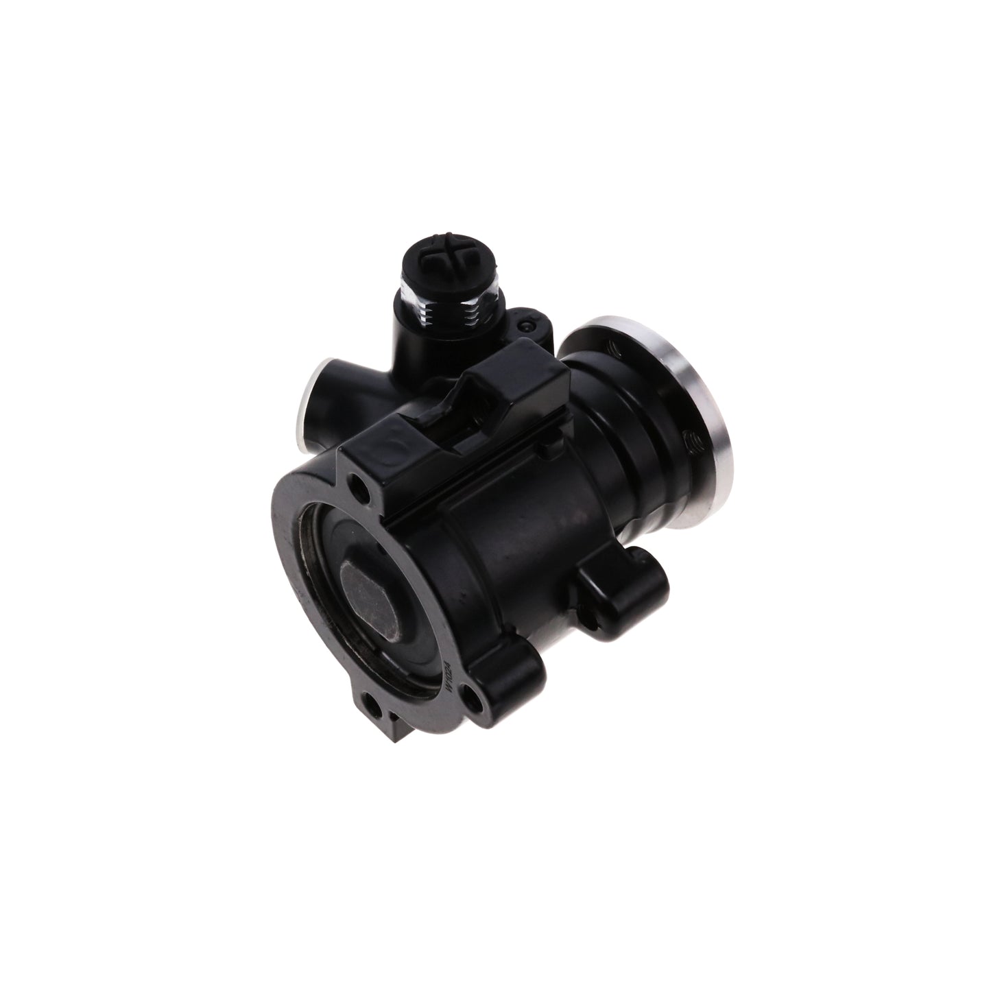 GM Type II Style Black Power Steering Pump for Integral Reservoir with Pulley Hub