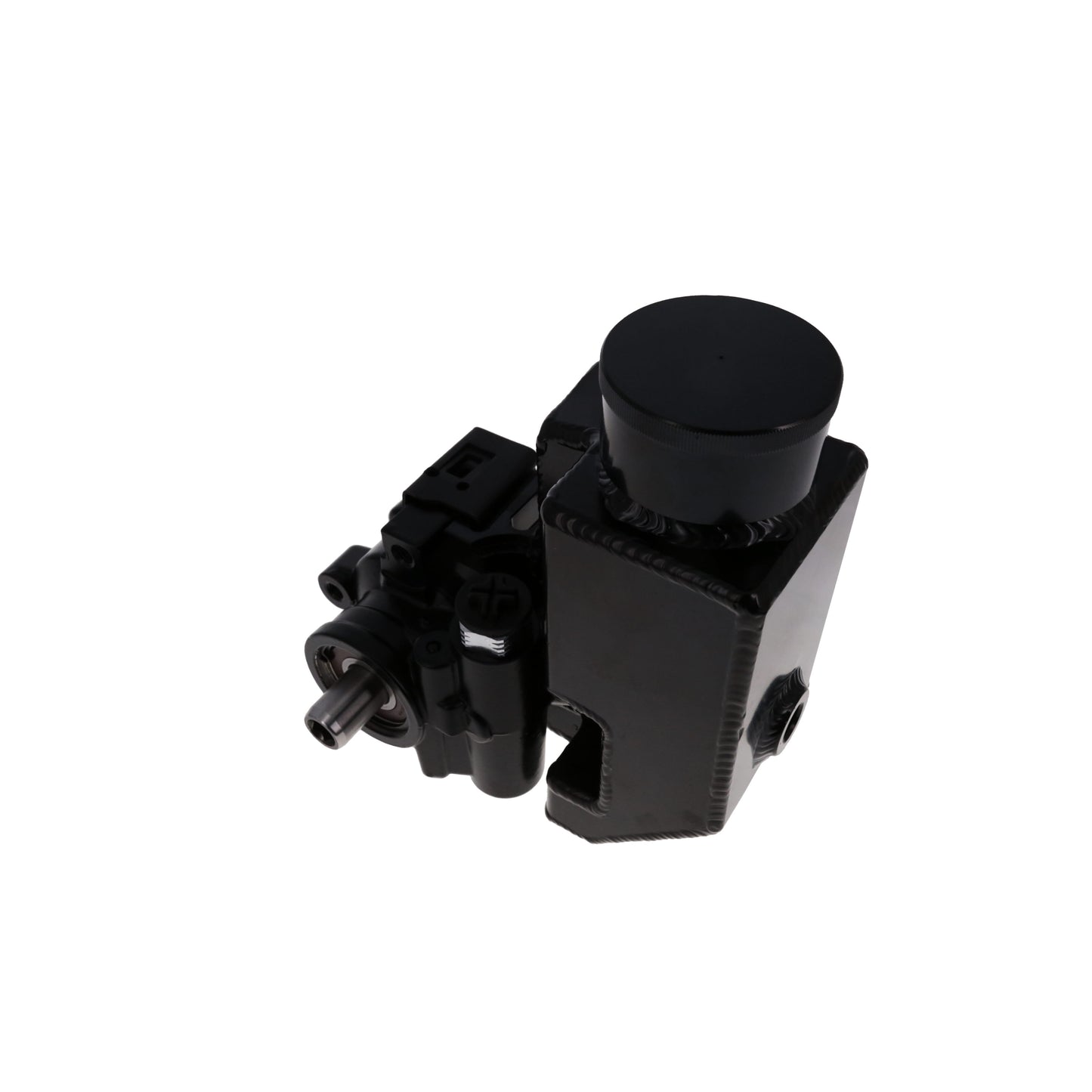 GM Type II Power Steering Pump with Aluminum Reservoir - Black