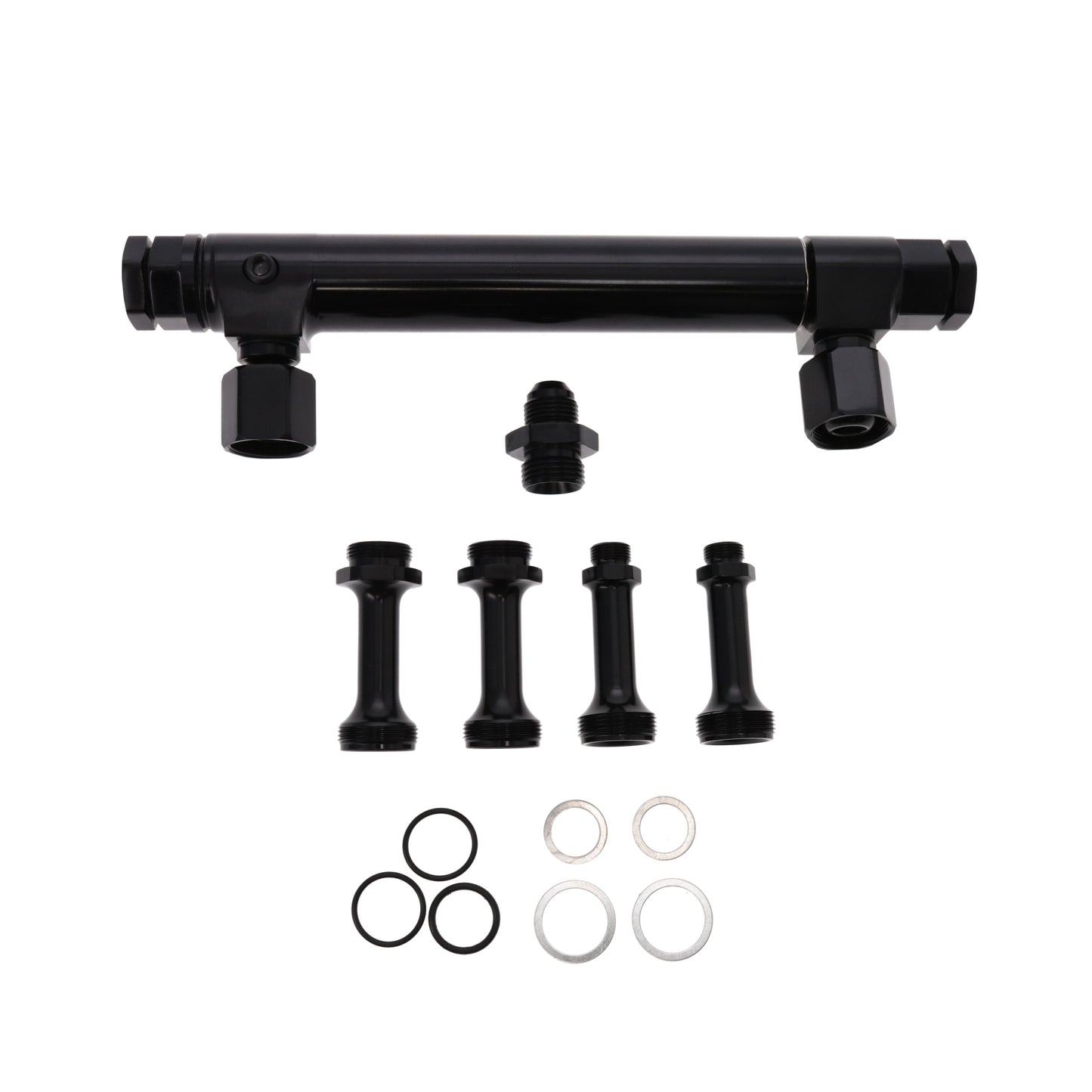 Billet Aluminum Adjustable Pivoting Telescopic Fuel Log for Holley 4150 and 4500 Style Carburetors
