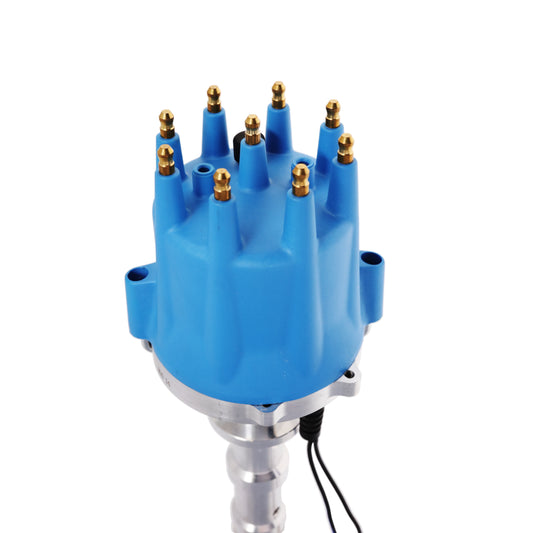 Chevy BB 348/409 V8 Pro Series Pro Billet Distributor - Blue