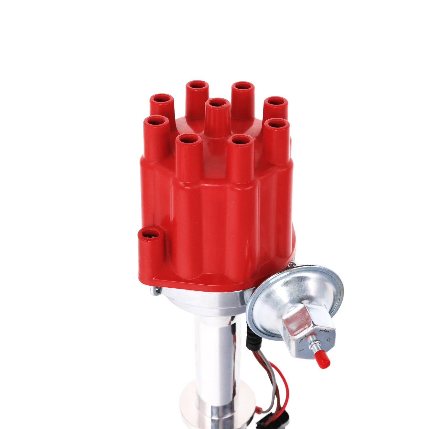 Chrysler BB 383/400 V8 Pro Series Ready to Run Distributor with Female Cap - Red