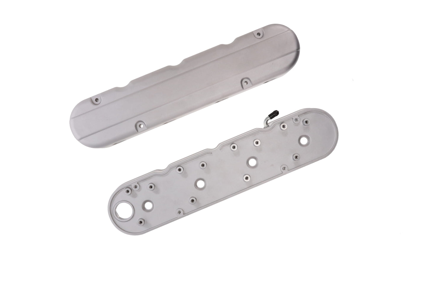 GM LS Smooth Cast Aluminum Valve Covers with Coil Mounts and Covers - Satin