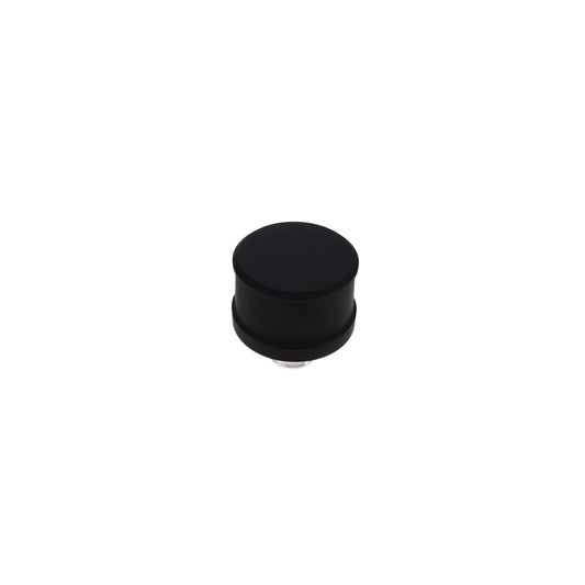 Aluminum Breather Cap, Push-In Smooth - Black