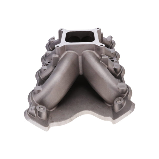 Ford 351 Cleveland 2V/4V Aluminum Intake Manifold, Single Plane, Hi-Rise, Satin