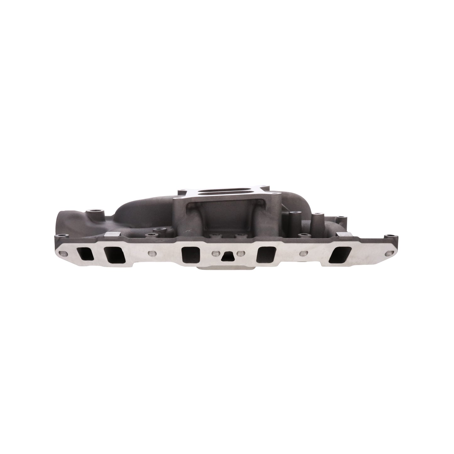 Ford SB Aluminum Intake Manifold, Dual Plane, Satin