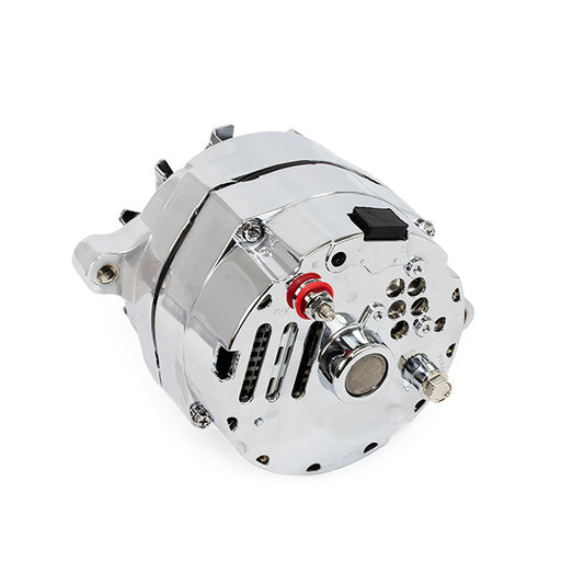 Ford 1G Style 110 Amp Alternator - Chrome