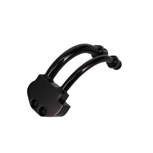 Curved A/C Manifold Fitting for Sanden SD-7 - Black