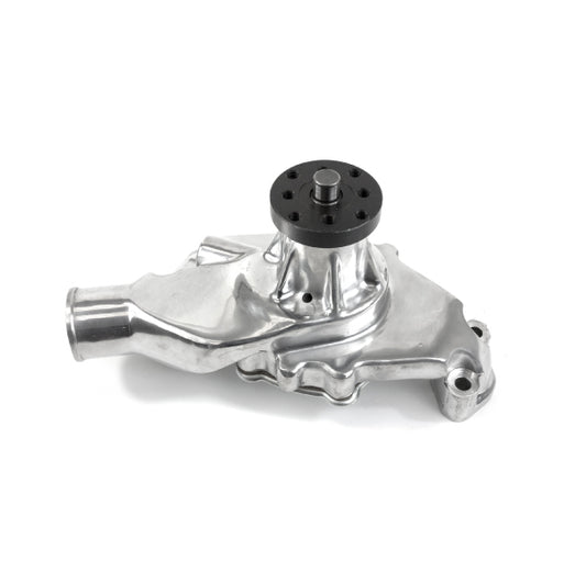 Chevy Small Block Short-Style High-Flow Mechanical Water Pump - Polished