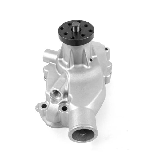 Chevy Small Block Short-Style Reverse Rotation High-Flow Mechanical Water Pump - Satin