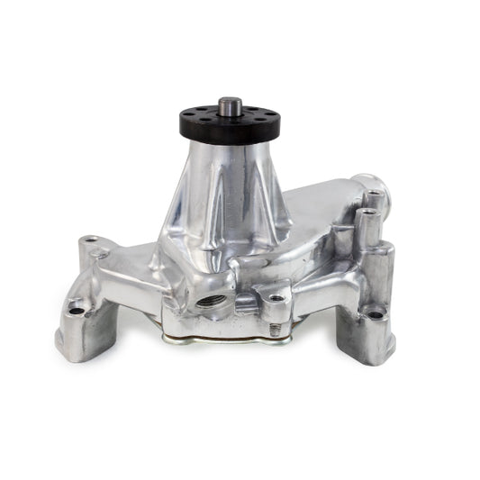 Chevy Small Block Long-Style Reverse Rotation High-Flow Mechanical Water Pump - Polished