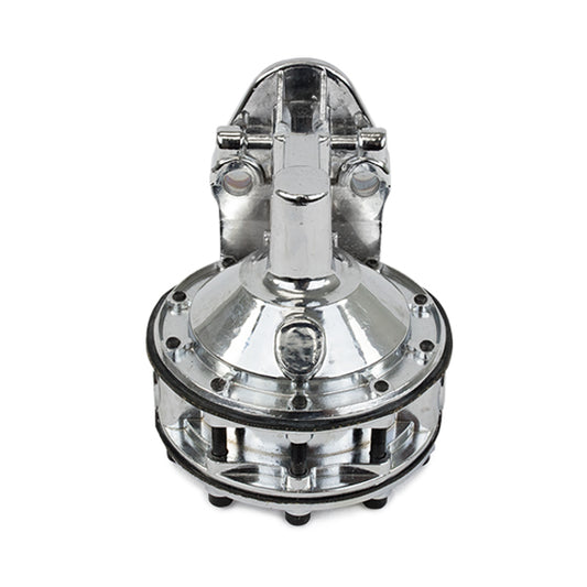 Chevy Small Block 6-Valve 7.5 PSI 110 GPH Mechanical Fuel Pump - Chrome