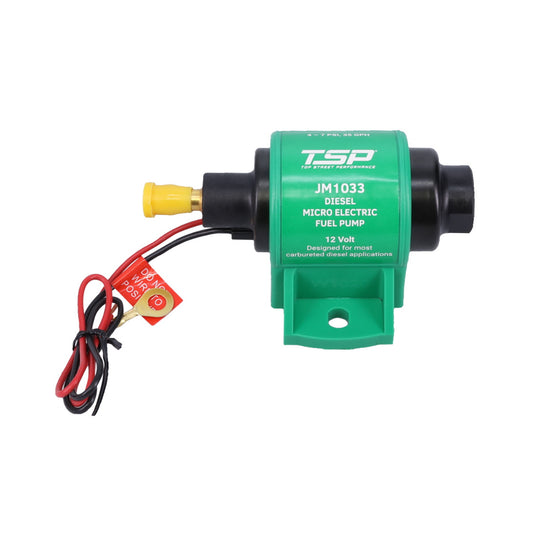 Micro Electric 35 gph 4-7 PSI Diesel Fuel Pump with Filter for Carburetor