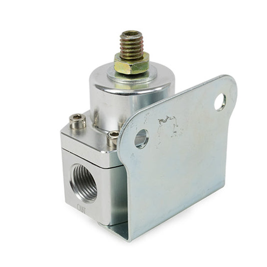 5 - 12 PSI Aluminum Fuel Pressure Regulator - Clear Anodized