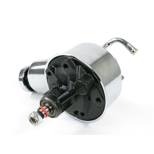 GM Saginaw "Banjo" Style Power Steering Pump - Chrome