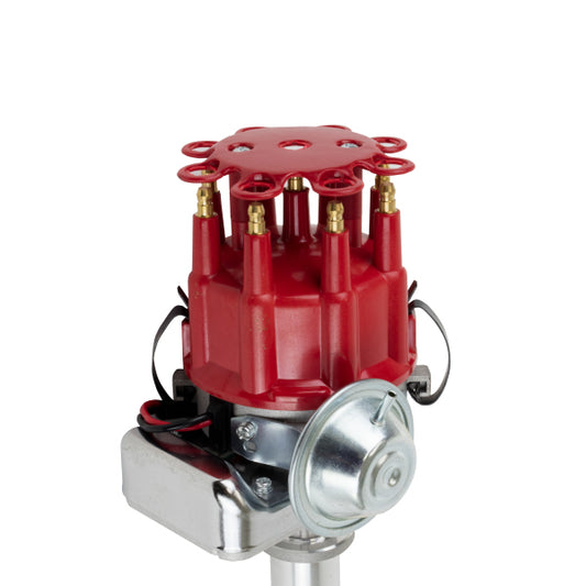 Chevy SB/BB V8 Ready to Run Distributor - Red