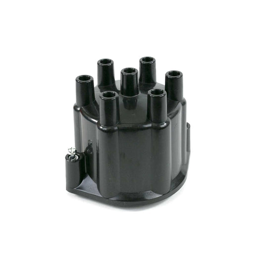 6-Cylinder Female Pro Series Distributor Cap & Rotor Kit - Black