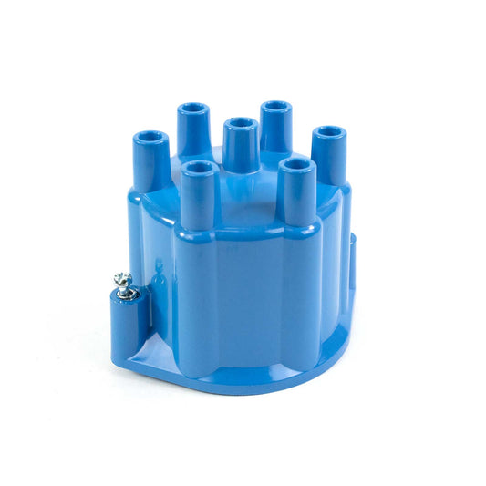 6-Cylinder Female Pro Series Distributor Cap & Rotor Kit - Blue