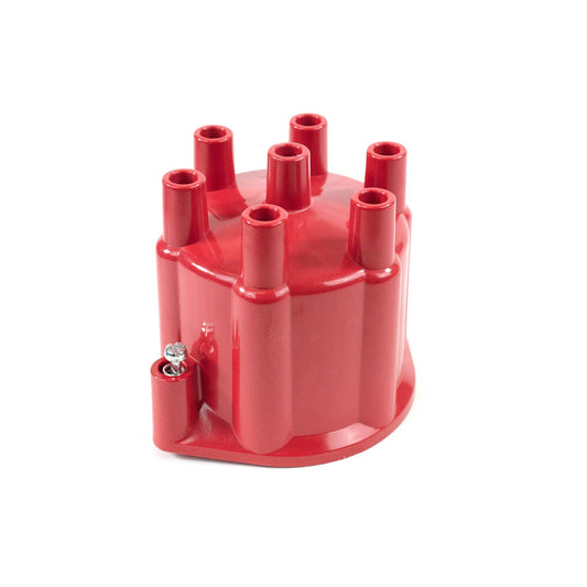 6-Cylinder Female Pro Series Distributor Cap & Rotor Kit - Red