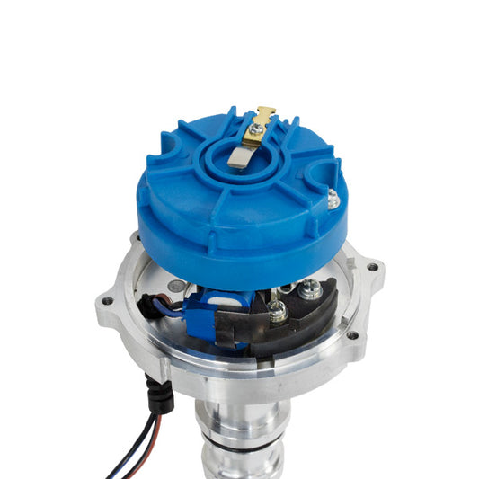 Ford BB/351C V8 Pro Series Pro Billet Distributor - Blue