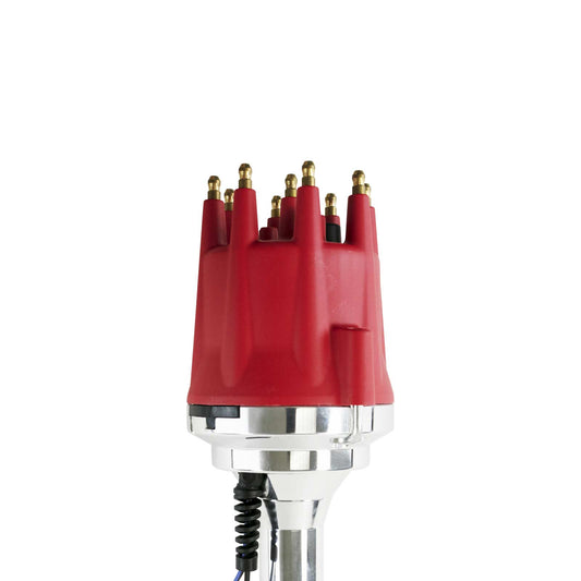 Chrysler BB 383-400 V8 Pro Series Pro Billet Distributor - Red