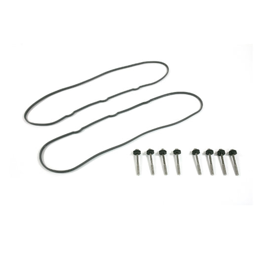 GM LS Fabricated Aluminum Valve Covers with Coil Mounts - Black