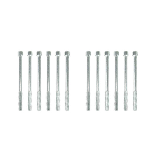 Ford Big Block Long Bolt Fabricated Aluminum Valve Covers with Breather Holes - Clear Anodized