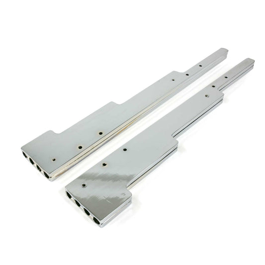 Billet Aluminum Smooth Universal Wire Looms - Polished