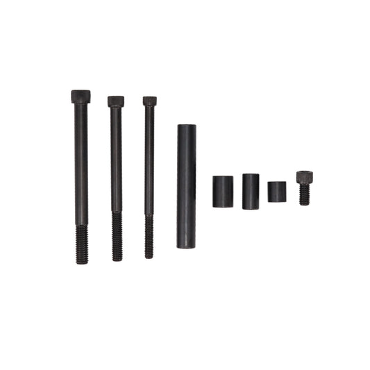 Ford Big Block Mid-Mount Alternator Bracket - Black