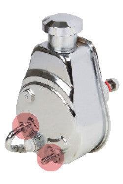 Chrysler Small Block Power Steering & Alternator System (318, 340 & 360) - Polished