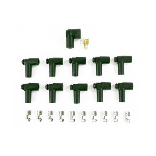 8.5mm Universal Ignition Wires with 90° Plug Boots - Blue