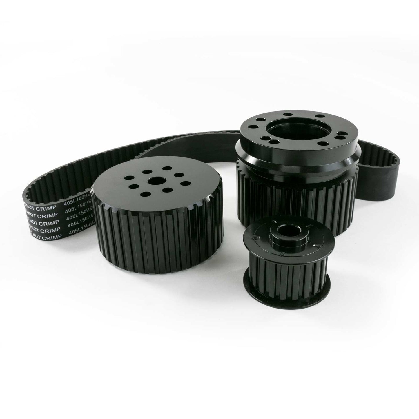 TSP_Ford_Big_Block_Gilmer_Style_Pulley_Kit_Black_10094