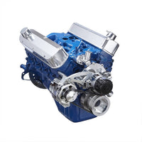 Ford 289-302-351W Serpentine Conversion Kit - Electric Water Pump - Alt Only - Polished