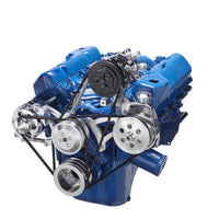 Ford 351C, 351M & 400 V-Belt System - AC, Alternator & Power Steering - Polished