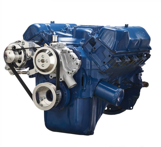 Ford 351C 351M & 400 Serpentine System - Alternator Only - Polished