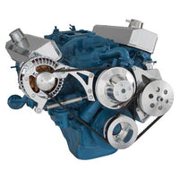Chrysler Small Block Power Steering & Alternator System (318, 340 & 360) - Polished