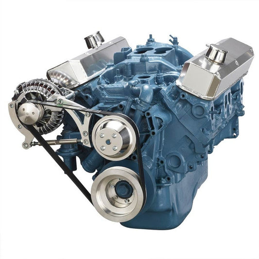 Small Block Chrysler Serpentine Conversion, Alternator Only - Polished