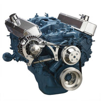 Small Block Chrysler Serpentine Conversion, Alternator Only - Polished