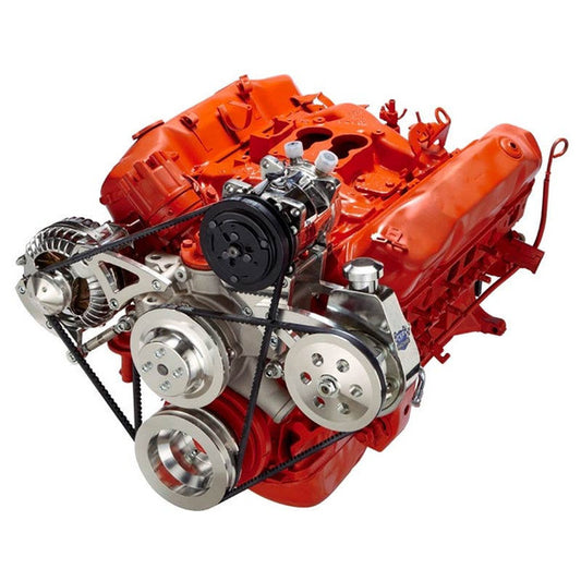 Chrysler Big Block A/C, Power Steering & Alternator System (383-440) - Polished