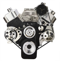 Chevy Big Block Gen. VI Serpentine Conversion Kit - AC, Alternator & Power Steering, Long Water Pump - Polished