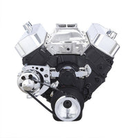 Chevy Big Block Serpentine Conversion Kit - Alternator Only, Electric Water Pump - Polished