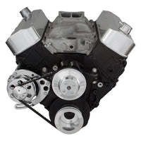 Chevy Big Block V-Belt System - Alternator Only, LWP - Polished