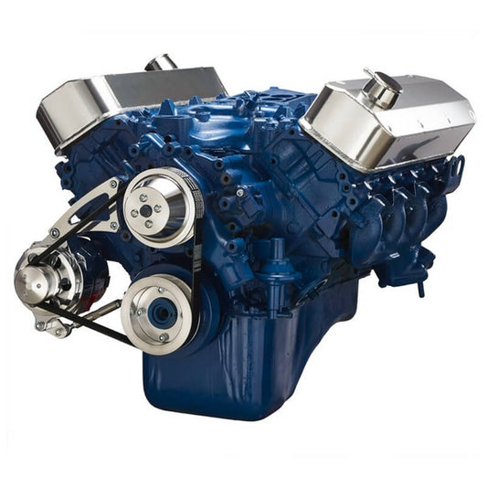Ford 460 Serpentine System - Alternator Only - Polished
