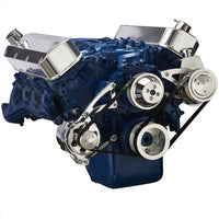 Ford 460 Serpentine System - Power Steering & Alternator - Polished