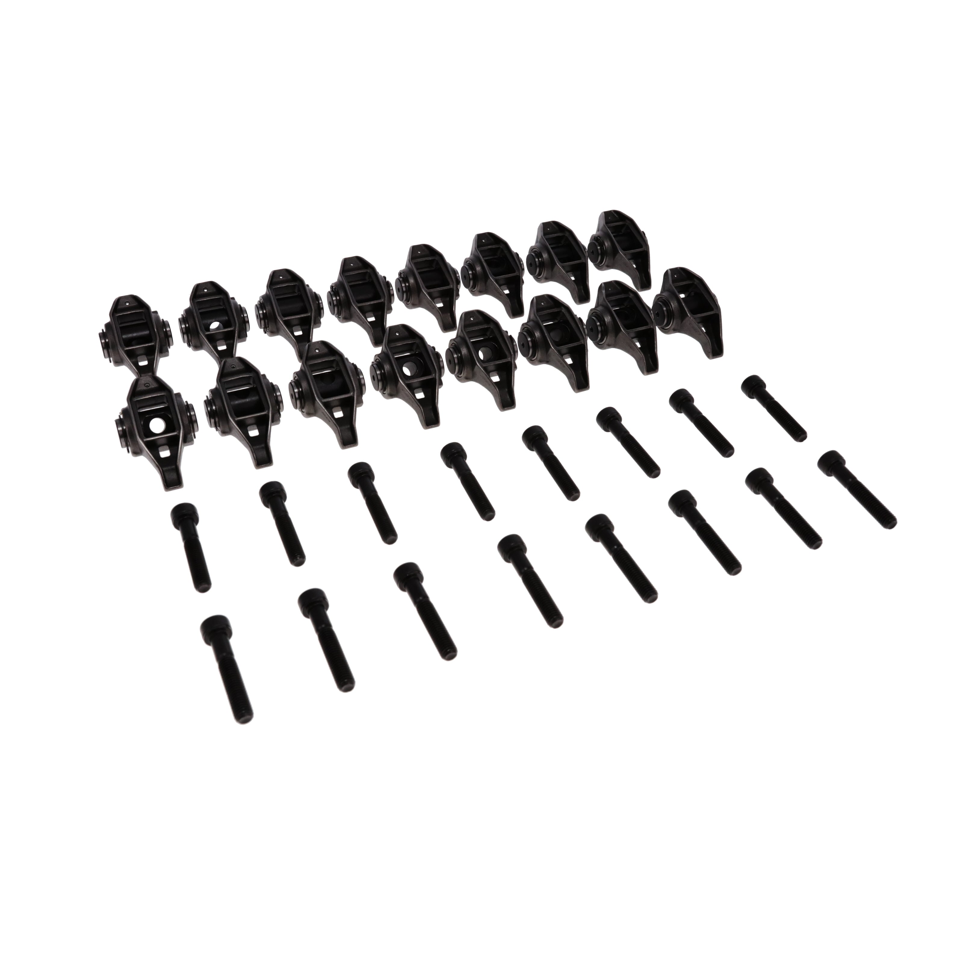 Chevy LS1/LS2/LS6 Pro Series Cast Steel Rocker Arms, 1.7 Ratio, Needle ...