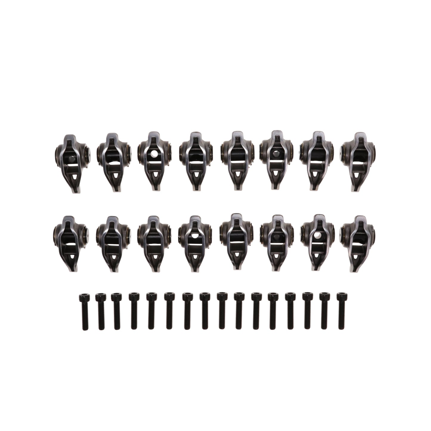 Chevy LT Pro Series Cast Steel Rocker Arms, 1.8 Ratio, Bronze Bushing Trunnion